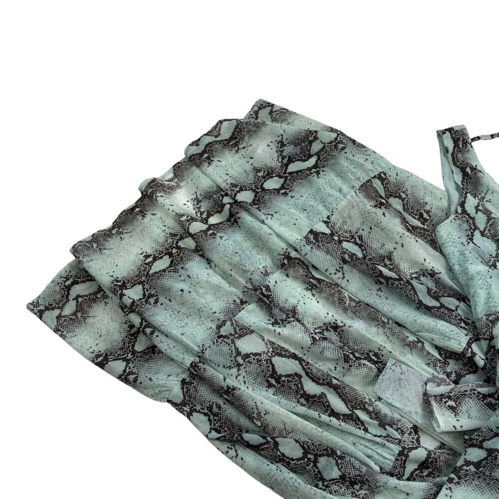 Vici The Move Like Mamba Snake Print Boho Maxi Dress Women's Size Small - Picture 4 of 10
